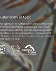 Aesop Shampoo | Soften Hair, Restore Shine | Bergamot Rind, Frankincense, Cedar Atlas | 16.9 oz / 500mL