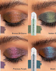 Cream Eyeshadow BY Physicians Formula Mineral Wear Diamond Metallic Eye Makeup Precious Purple
