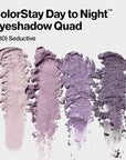 Revlon ColorStay Day to Night Eyeshadow Quad, Longwear Shadow Palette with Transitional Shades and Buttery Soft Feel, Crease & Smudge Proof, 530 Seductive, 0.16 Oz