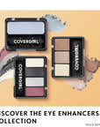 COVERGIRL - Eye Enhancers 1-Kit Eyeshadow, silky, sheer formula, double ended applicator, 100% Cruelty-free