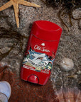 Old Spice Aluminum Free Deodorant for Men, 24/7 Odor Protection, 24/7 Freshness & Lasting Scent, Goes on Clear, Sharkhammer Scent, 2.6 oz (Pack of 6)