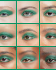 ISMINE Single Green Matte Eyeshadow, High Pigment, Longwear, Intense Color Best Single Green Eyeshadow Eye Makeup for Day & Night