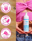 Skinny Tan Self-Tanning Mousse - Long-Lasting and Non-Drying Formula - Coconut and Vanilla Scent - Easy To Apply Luxurious, Foam Texture - Streak Free and Natural Looking Results - Medium - 5 oz