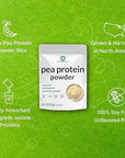 DEAL SUPPLEMENT Unflavored Pea Protein Powder, 5lbs – Premium North American Grown Peas – Easily Digested Isolate Form – Great for Shakes, Bars, or Snacks – 27g Protein Serving, Soy Free, Vegan