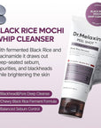 Dr.Melaxin Peel Shot Black Rice Whip Cleanser 100ml
