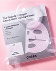 COSRX The Peptide Collagen Lifting Mask Glow Hydrogel Mask 3ea