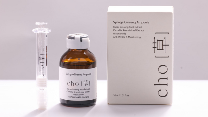 Cho [草] Syringe Ginseng Ampoule: Power Duo with Skinminimalism