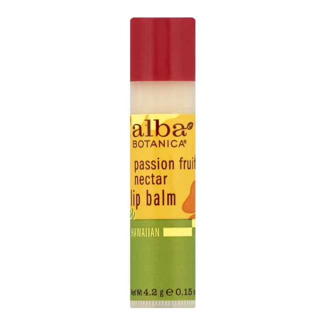 Alba Botanica Lip Balm, Passion Fruit Nectar 0.15 oz