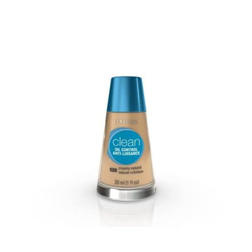 COVERGIRL, Clean Matte Liquid Foundation, Creamy Natural, 1 Ounce, 1 Count (packaging may vary)