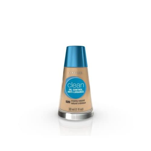 COVERGIRL, Clean Matte Liquid Foundation, Creamy Natural, 1 Ounce, 1 Count (packaging may vary)