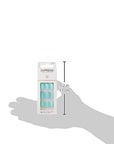 KISS imPRESS Press-On Manicure, Nail Kit, PureFit Technology, Short Press-On Nails, 'Rain Check', Includes Prep Pad, Mini Nail File, Cuticle Stick, and 30 Fake Nails (Pack of 2)