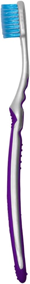 Colgate Slim Soft Toothbrush, Gliding Tips, Compact Soft (Colors Vary) - Pack of 6