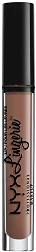 NYX PROFESSIONAL MAKEUP Lip Lingerie Matte Liquid Lipstick - Bedtime Flirt, Red Toned Pink