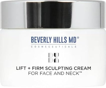 Beverly Hills MD Lift & Firm Sculpting Cream- Tighten & Tone Skin, Anti-Aging Lotion for Smooth, Moisturized Complexion- Lift and Smooth Face, Neck, Décolleté w/Silk Peptides, + Aloe Vera, Vitamin E