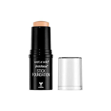 Wet n Wild Photo Focus Stick Matte Foundation Makeup, Shell Bisque (Pack of 4)