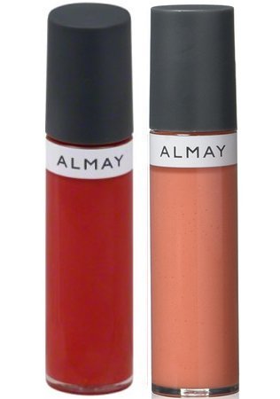 Almay Color and Care Apple a Day (300) and Cantaloupe Cream (700) Liquid Lip Balm and Lipstick Bundle, Non-sticky, No Gluten, Hypoallergenic, Dermatologist Tested, 0.24 fl. oz.