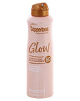 Coppertone Glow with Shimmer Sunscreen Spray SPF 50, Water Resistant Spray Sunscreen, Broad Spectrum SPF 50 Sunscreen Spray, 5 Oz Spray