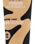 Revlon Liquid Foundation, ColorStay Face Makeup for Normal and Dry Skin, Longwear Full Coverage with Matte Finish, Oil Free, Natural Beige, 1.0 Fl Oz