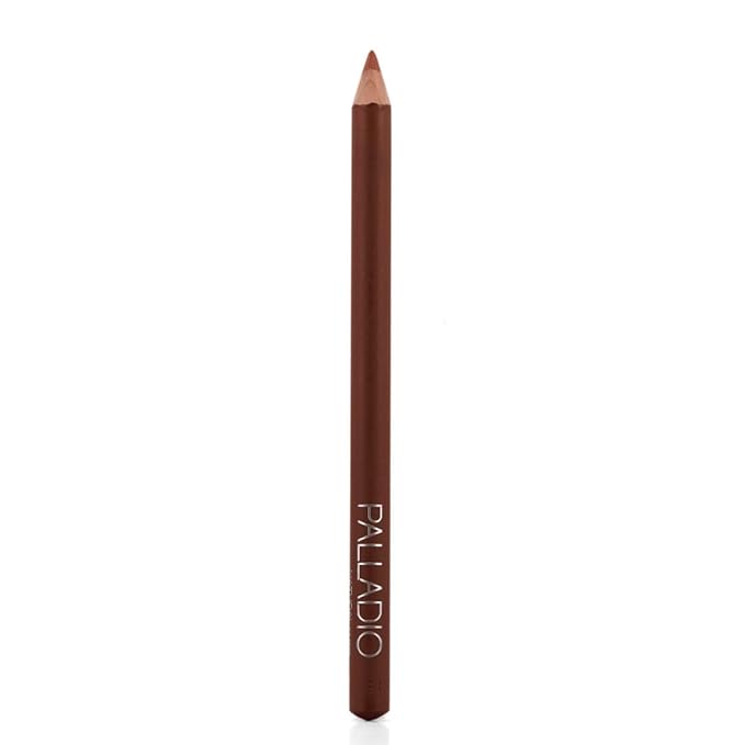 Palladio Lip Liner Pencil, Wooden, Firm yet Smooth, Contour and Line with Ease, Perfectly Outlined Lips, Comfortable, Hydrating, Moisturizing, Rich Pigmented Color, Long Lasting, Natural
