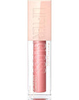 Maybelline Lifter Gloss, Hydrating Lip Gloss with Hyaluronic Acid, Moon, Nude Pink, 0.18 Ounce