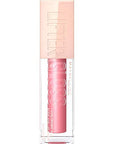Maybelline Lifter Gloss, Hydrating Lip Gloss with Hyaluronic Acid, High Shine for Plumper Looking Lips, Petal, Warm Pink Neutral, 0.18 Ounce