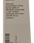 Jolie Mineral Sheer Tint SPF 20 Oil Free - Face Tinted Moisturizer - Hydration - Coverage - Sunscreen- Mineral Formula - Vegan (Porcelain)