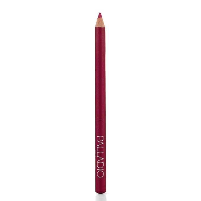 Palladio Lip Liner Pencil, Wooden, Firm yet Smooth, Perfectly Outlined Lips, Hydrating, Moisturizing, Rich Pigmented Color, Long Lasting, Pink Frost