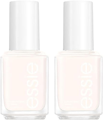 essie Nail Polish, Glossy Shine Sheer White, Marshmallow, 0.46 Ounce (Pack of 2)
