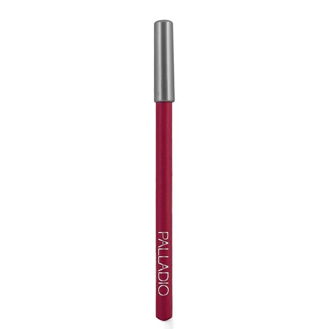 Palladio Lip Liner Pencil, Wooden, Firm yet Smooth, Perfectly Outlined Lips, Hydrating, Moisturizing, Rich Pigmented Color, Long Lasting, Pink Frost