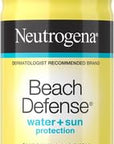 Neutrogena Beach Defense Sunscreen Spray SPF 50, Hawaii Reef Act 104 Compliant, Octinoxate & Oxybenzone Free, Broad Spectrum, Fast Absorbing & Lightweight, Face and Body Sunscreen, 6.5 Oz (Pack of 2)