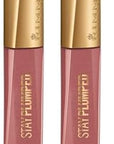 Rimmel Stay Plumped Lip Gloss, 210 1999, Pack of 2