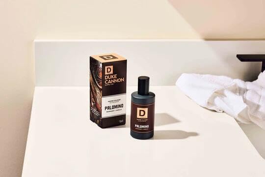 Duke Cannon Proper Cologne Palomino | Men's Eau de Parfum | Mahogany and Vanilla | Subtle, Long-Lasting Natural Scent | 1.7 fl oz