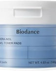 Biodance Cera-NOL Gel Toner Pads, Hydrating & Soothing for Sensitive Skin, Redness Reducing, Gentle Exfoliating Toner Pads, Korean Skincareㅣ4.93 fl.oz.(140g)*60Pads