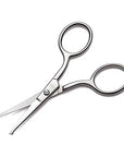 LIVINGO Premium Manicure Rounded Tip Scissors Multi-purpose Stainless Steel Cuticle Pedicure Beauty Grooming Kit for Nail, Eyebrow, Eyelash, Dry Skin, Nose Hair 3.5 inch