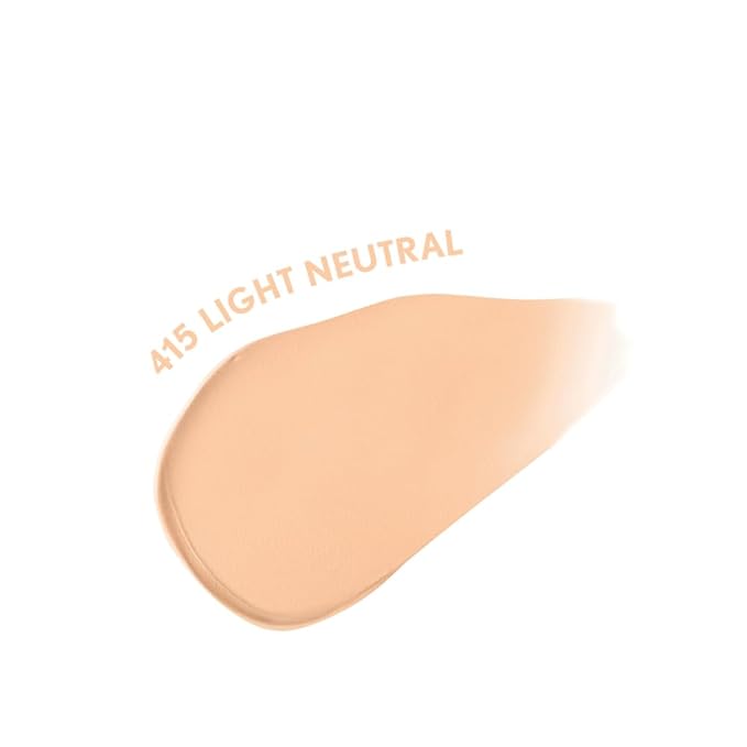 COVERGIRL Clean Fresh Blurring Skin Tint with SPF 30, 415 Light Neutral, Liquid Foundation, Soft Matte Finish, Smooths, Brightens, Blurs Pores, Mineral Sunscreen, Vegan Formula