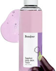 [BONAJOUR] Vegan Eggplant Daily BHA Exfoliant Toner, Salicylic Acid Gentle Exfoliating & for Acne Prone Skin Treatment Toner 7.2 fl. oz