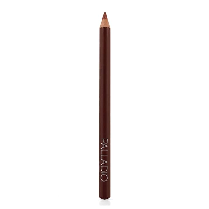 Palladio Lip Liner Pencil, Wooden, Firm yet Smooth, Contour and Line with Ease, Perfectly Outlined Lips, Comfortable, Hydrating, Moisturizing, Rich Pigmented Color, Long Lasting, Suede
