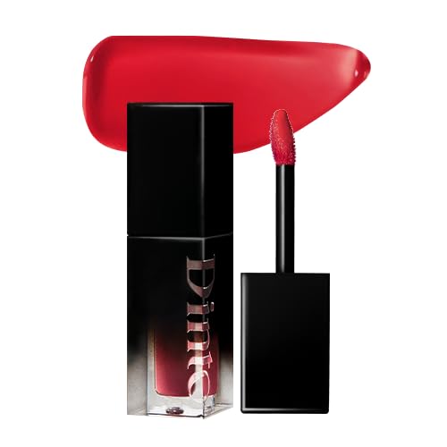DINTO Blur-Glowy Lip Tint - Glossy Finish, Hydrating, Long Lasting, Lightweight Texture, Non-Sticky, Vegan & Cruelty-Free, K beauty (208 Borum, 0.11 fl.oz)