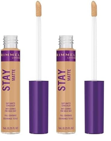 Rimmel Stay Matte Concealer, Linen, 0.05 Fl Ounce of 2)
