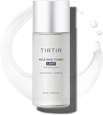 TIRTIR Milk Skin Toner Light | Instant Hydration with 4% Niacinamide, Pore-Tightening, Vegan Toner for Acne-Prone, Sensitive & Oily Skin, Fungal Acne Safe, Panthenol, Allantoin, Vitamin B