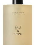 Salt & Stone Antioxidant-Rich Body Wash - Santal & Vetiver | Cleanse, Nourish & Soften Skin with Niacinamide & Hyaluronic Acid | Free From Parabens, Sulfates & Phthalates (15.2 fl oz)