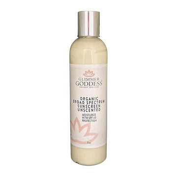 Glimmer Goddess Organic Unscented Sunscreen
