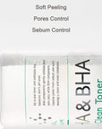 MIZON AHA&BHA Daily Clean Toner, Daily Peeling