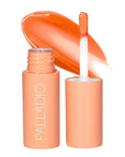 Palladio Jelly Tint, Liquid Stain for Cheeks & Lips, Vivid Color Lip Stain, Lightweight Non-Sticky and Transfer-proof, Natural Finish Makeup, Mango Tango
