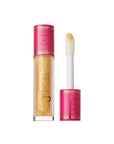 Juvia's Place Lip Gloss Glass It's Electric - Gold Shimmer,16 oz, Clear, Plump, Long Lasting Non-Sticky Luscious High Shine,Glides on Richly Glossy and Smooth