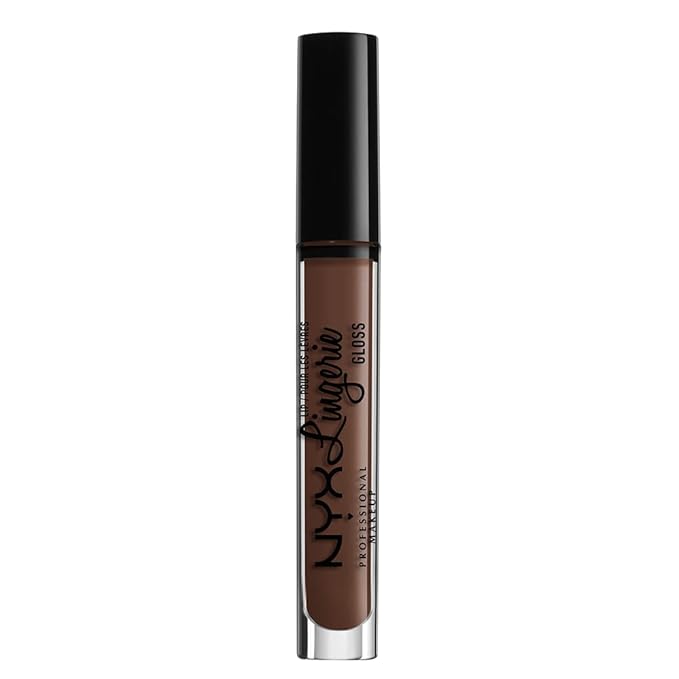 NYX PROFESSIONAL MAKEUP Lip Lingerie Gloss - Maison (Milk Chocolate Brown)