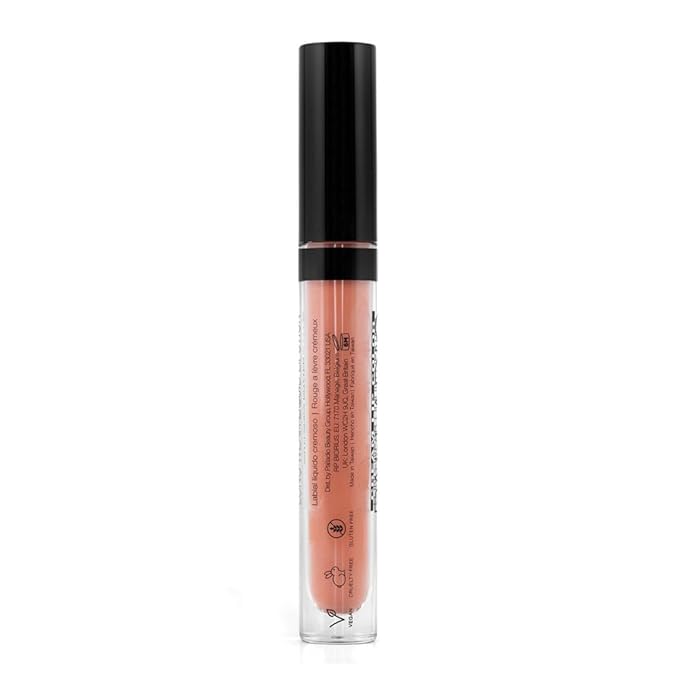 Palladio Long-Wear Cream Lip Color Liquid Lipstick, transfer proof high intensity color pigment, smooth lightweight formula, cream color matte finish, all day wear (Skin)