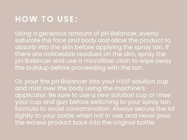 SJOLIE Sunless Tanning pH Balancing Spray (32oz)