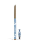 PrimeEyes Glide Eyeliner for Mature Women – Waterproof, Long-Stay and Mess-Proof – Gel Creme Texture, Discreet Sharpener and Effective Smudger (Golden Metallic)
