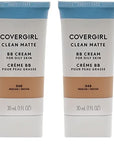 COVERGIRL - Clean Matte BB Cream, Oil-Free, Long-Lasting, of 2)